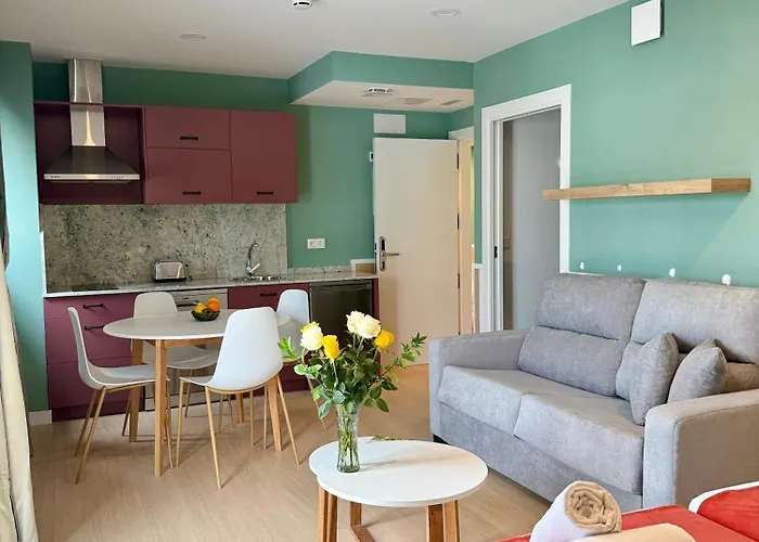 アパート Luxury Singular Blue サンティアゴ・デ・コンポステーラ