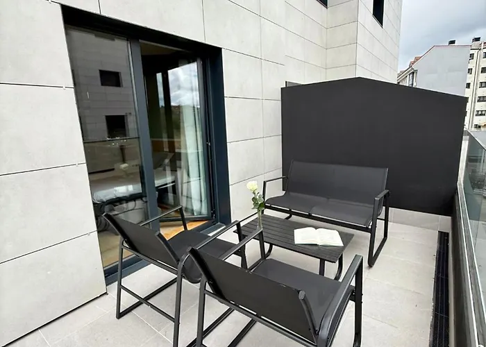 アパート Luxury Singular Blue サンティアゴ・デ・コンポステーラ